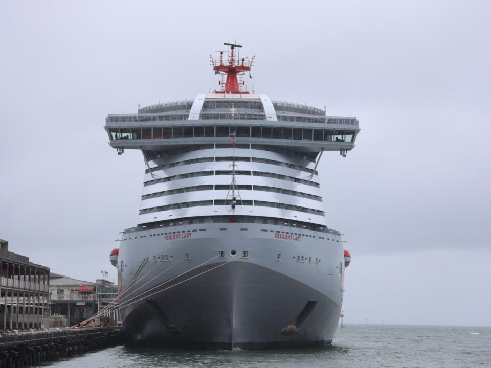 Virgin Voyages Resilent Lady Docked At melbourne
